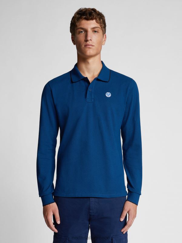 γρ North Sails άνδρες βιολογικό μπλουζάκι πόλο πικέ Ποσειδώνας NZP81302 είδη ένδυσης