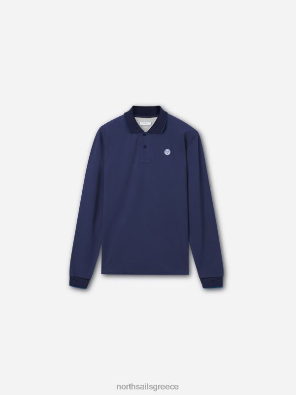 γρ North Sails άνδρες βιολογικό μπλουζάκι πόλο πικέ ναυτικό μπλε NZP81303 είδη ένδυσης