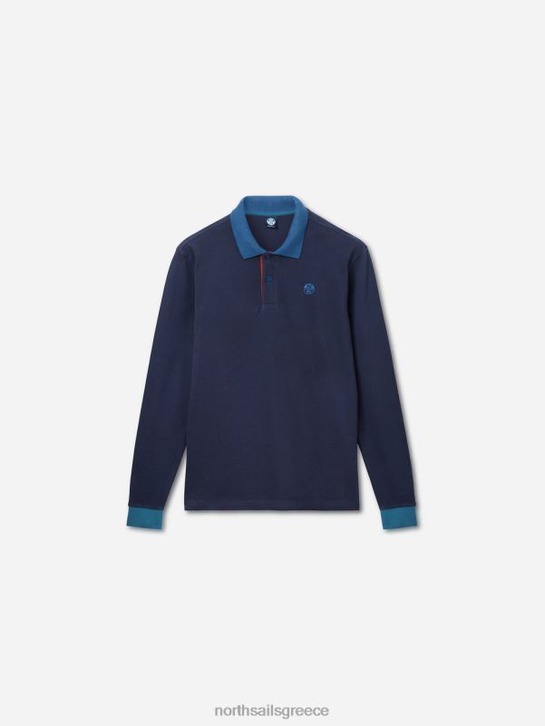 γρ North Sails άνδρες πόλο με κεντημένο λογότυπο ναυτικό μπλε NZP81316 είδη ένδυσης