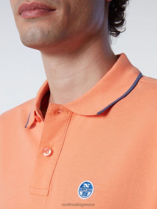 γρ North Sails άνδρες Πώληση πουκάμισο πόλο από οργανικό βαμβάκι πεπόνι NZP872 είδη ένδυσης