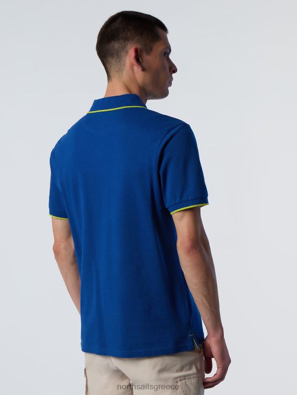 γρ North Sails άνδρες Πώληση πουκάμισο πόλο από οργανικό βαμβάκι μπλε του ωκεανού NZP875 είδη ένδυσης