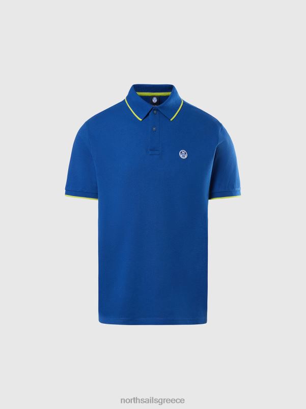 γρ North Sails άνδρες Πώληση πουκάμισο πόλο από οργανικό βαμβάκι μπλε του ωκεανού NZP875 είδη ένδυσης