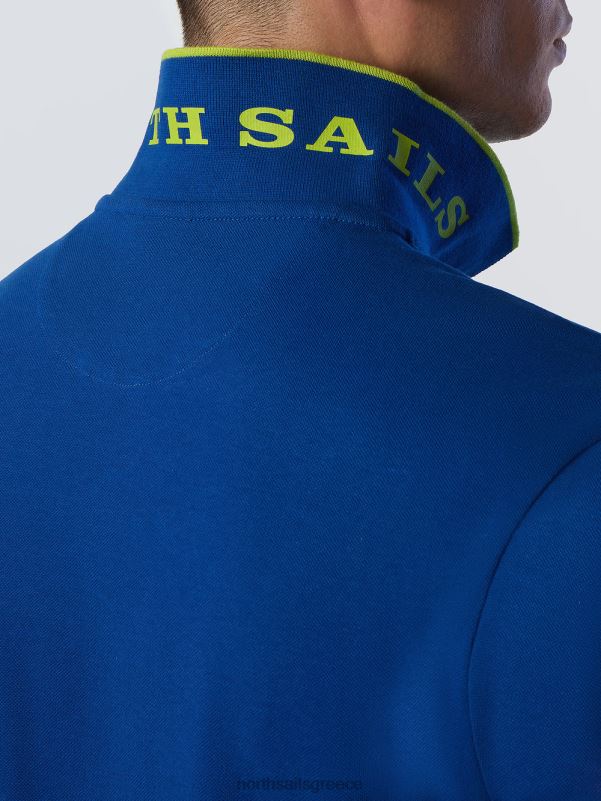 γρ North Sails άνδρες Πώληση πουκάμισο πόλο από οργανικό βαμβάκι μπλε του ωκεανού NZP875 είδη ένδυσης