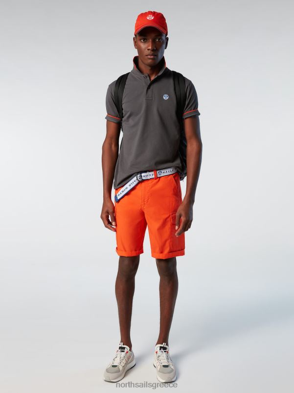 γρ North Sails άνδρες Πώληση πουκάμισο πόλο από οργανικό βαμβάκι ασφάλτος NZP879 είδη ένδυσης