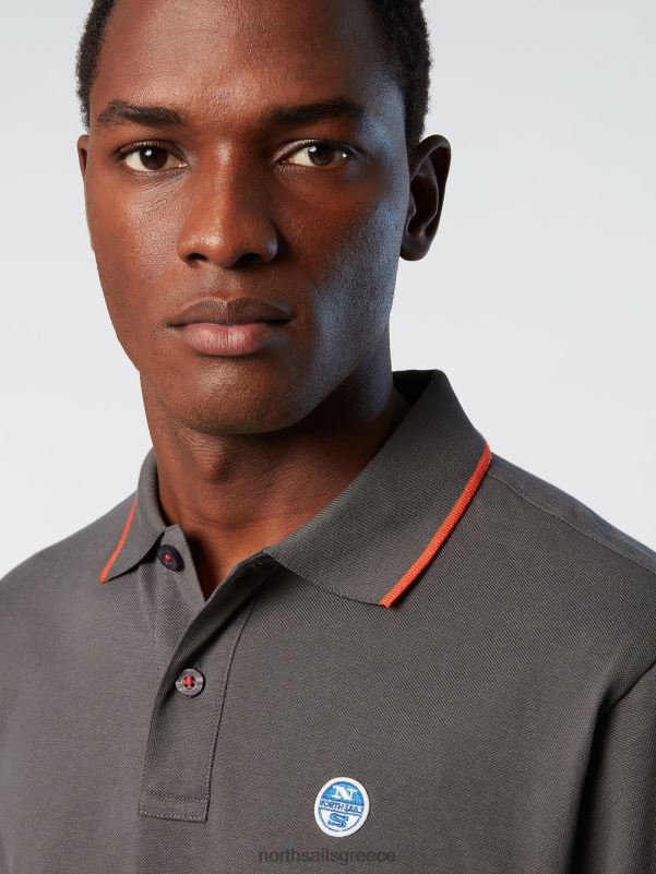 γρ North Sails άνδρες Πώληση πουκάμισο πόλο από οργανικό βαμβάκι ασφάλτος NZP879 είδη ένδυσης