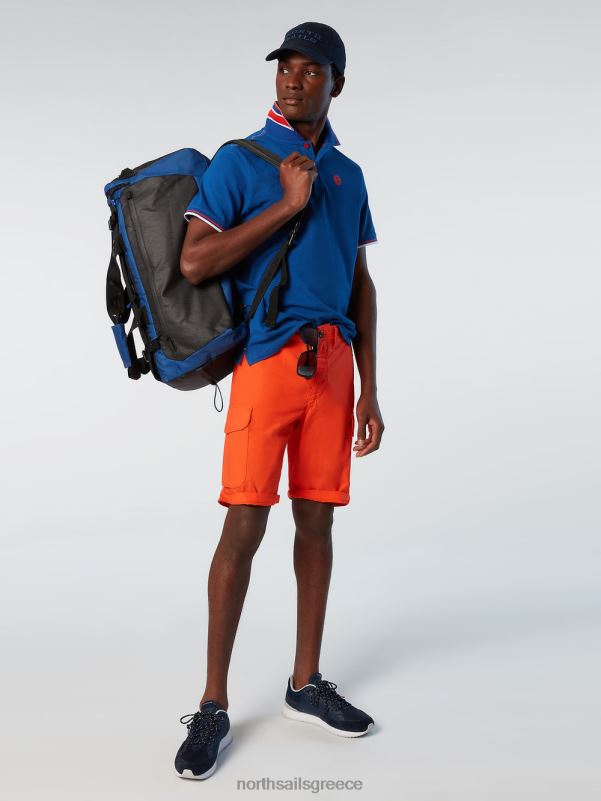 γρ North Sails άνδρες Πώληση πουκάμισο πόλο από οργανικό βαμβάκι μπλε του ωκεανού NZP882 είδη ένδυσης