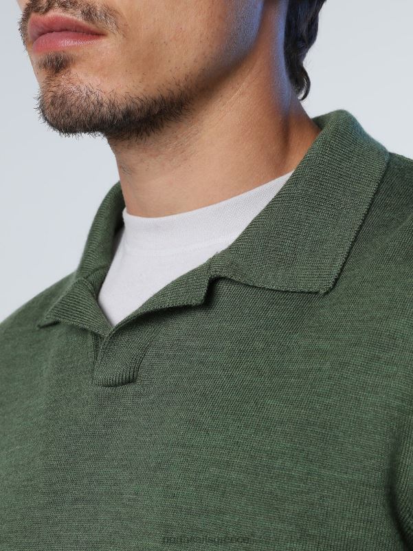 γρ North Sails άνδρες μπλουζάκι πόλο υδρόμαλλο μπρούτζινο πράσινο NZP8866 είδη ένδυσης