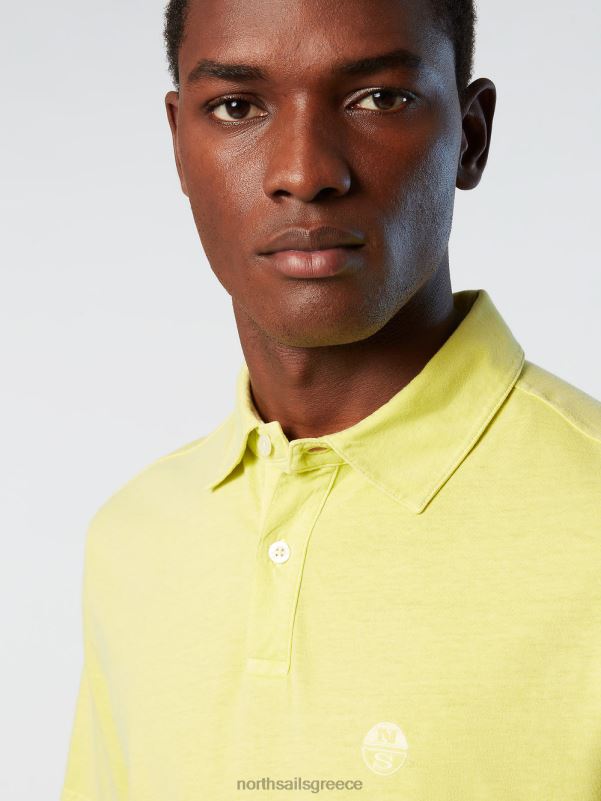 γρ North Sails άνδρες ανακυκλωμένο μπλουζάκι πόλο ελαφρύ θείο NZP888 είδη ένδυσης