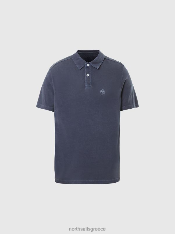 γρ North Sails άνδρες ανακυκλωμένο μπλουζάκι πόλο ναυτικό μπλε NZP891 είδη ένδυσης