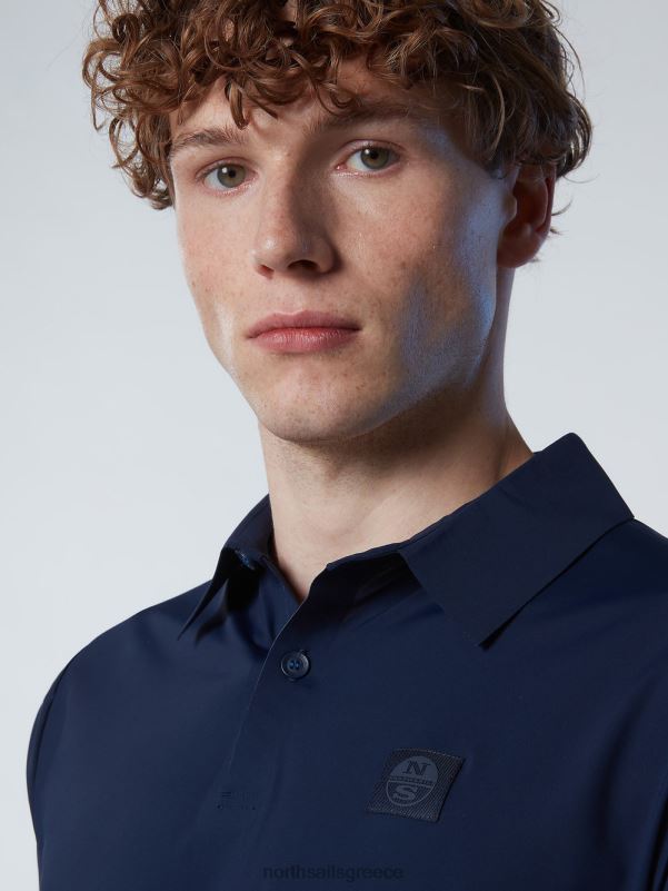 γρ North Sails άνδρες ανακυκλωμένο μπλουζάκι πόλο ναυτικό μπλε NZP892 είδη ένδυσης