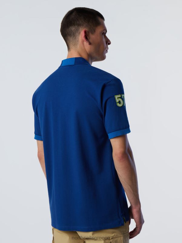 γρ North Sails άνδρες Πώληση πουκάμισο πόλο από οργανικό βαμβάκι μπλε του ωκεανού NZP89 είδη ένδυσης