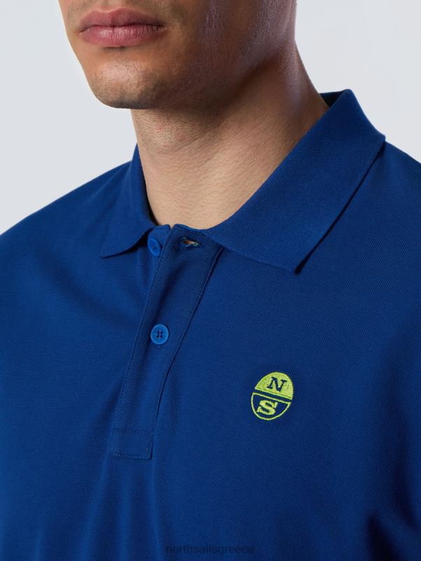 γρ North Sails άνδρες Πώληση πουκάμισο πόλο από οργανικό βαμβάκι μπλε του ωκεανού NZP89 είδη ένδυσης