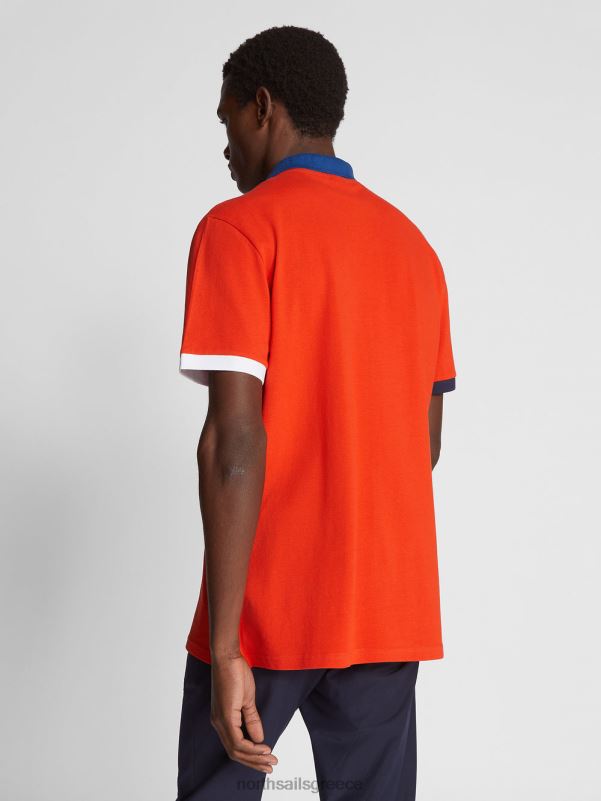 γρ North Sails άνδρες colour-block μπλουζάκι πόλο αστακός NZP81143 είδη ένδυσης
