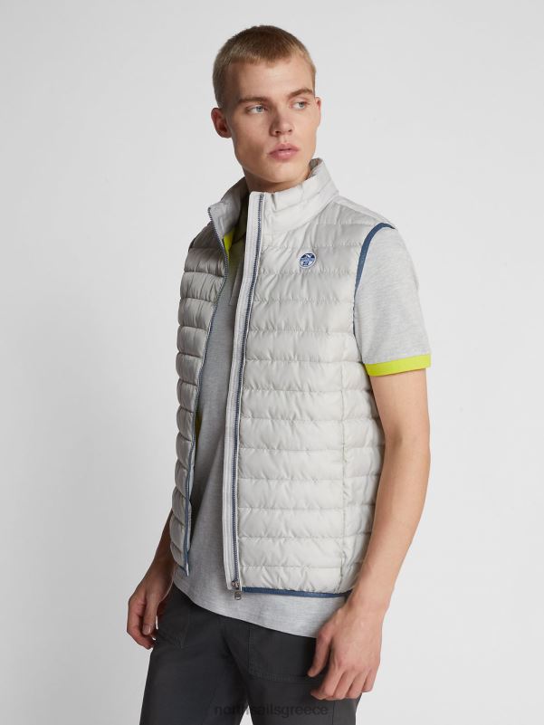 γρ North Sails άνδρες colour-block μπλουζάκι πόλο γκρι μελανζέ NZP81149 είδη ένδυσης