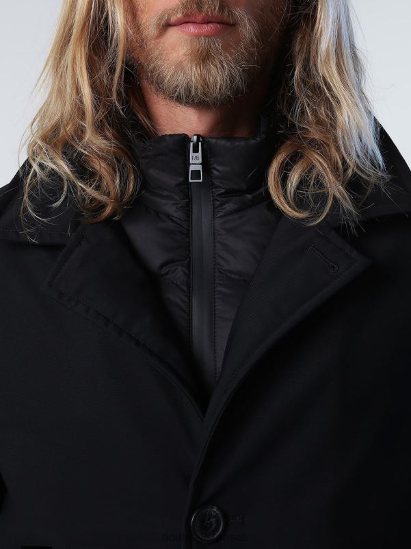 γρ North Sails άνδρες τεχνολογική τάφρο μαύρος NZP81035 είδη ένδυσης