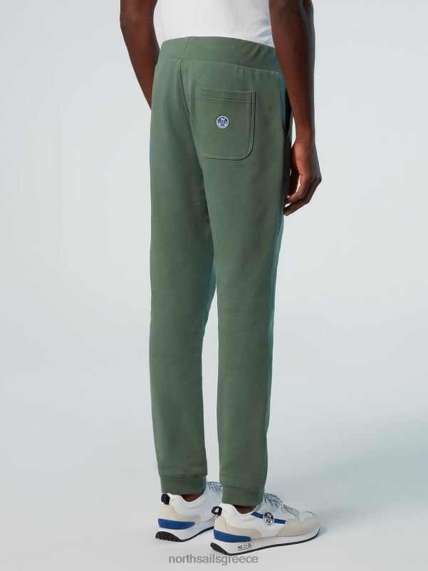 γρ North Sails άνδρες φούτερ με λογότυπο στρατιωτικό πράσινο NZP8306 είδη ένδυσης