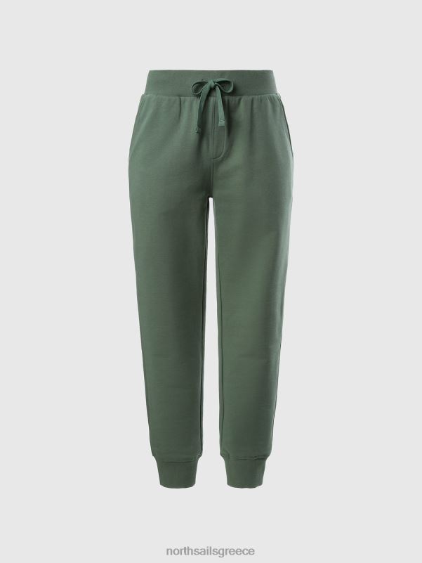 γρ North Sails άνδρες φούτερ με λογότυπο στρατιωτικό πράσινο NZP8306 είδη ένδυσης