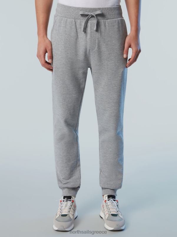 γρ North Sails άνδρες φούτερ με λογότυπο γκρι μελανζέ NZP8308 είδη ένδυσης