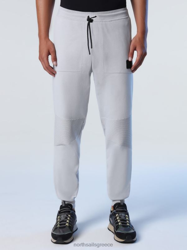 γρ North Sails άνδρες παντελόνι από ανακυκλωμένο ύφασμα γκρι βιολετί NZP8830 είδη ένδυσης