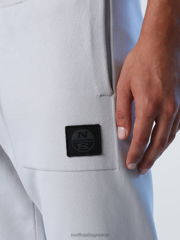 γρ North Sails άνδρες παντελόνι από ανακυκλωμένο ύφασμα γκρι βιολετί NZP8830 είδη ένδυσης