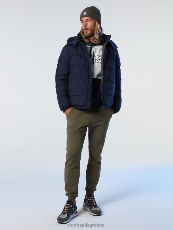 γρ North Sails άνδρες παντελόνι με κορδόνια πράσινο κισσό NZP8941 είδη ένδυσης