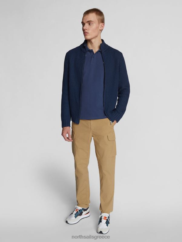 γρ North Sails άνδρες παντελόνι cargo ποπλίνα Αμερική 1851 μέλι NZP81086 είδη ένδυσης