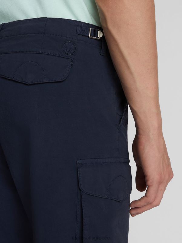 γρ North Sails άνδρες παντελόνι cargo ποπλίνα Αμερική 1851 ναυτικό μπλε NZP81088 είδη ένδυσης