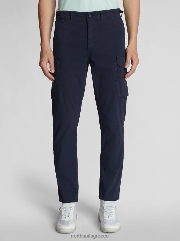 γρ North Sails άνδρες παντελόνι cargo ποπλίνα Αμερική 1851 ναυτικό μπλε NZP81088 είδη ένδυσης