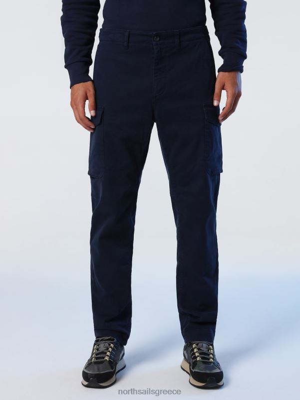 γρ North Sails άνδρες παντελόνι cargo gabardine ναυτικό μπλε NZP8744 είδη ένδυσης