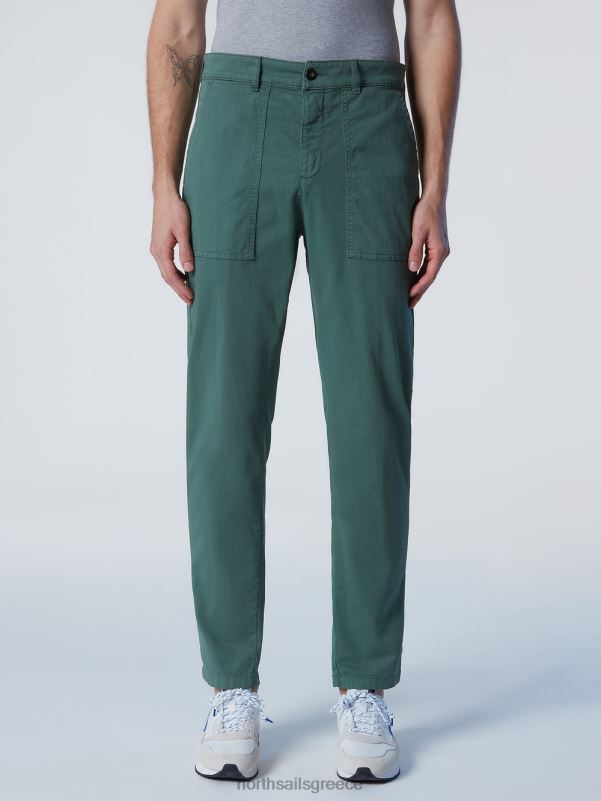 γρ North Sails άνδρες παντελόνι κούρασης columbia στρατιωτικό πράσινο NZP8322 είδη ένδυσης