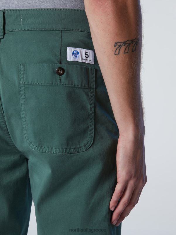 γρ North Sails άνδρες παντελόνι κούρασης columbia στρατιωτικό πράσινο NZP8322 είδη ένδυσης