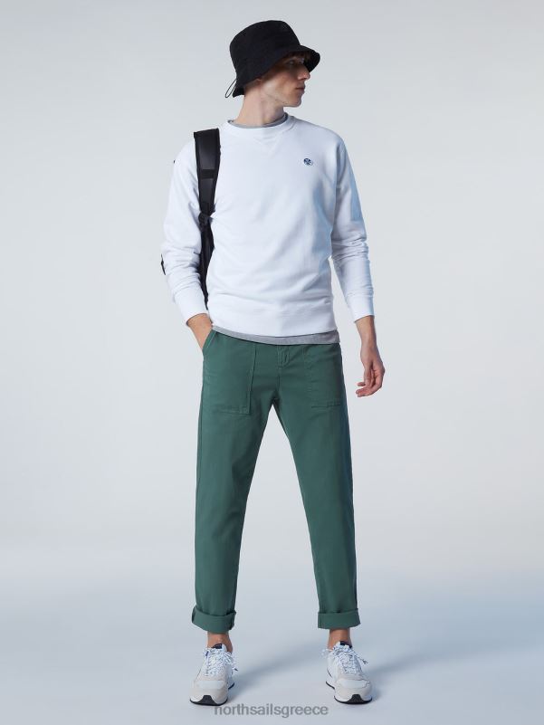 γρ North Sails άνδρες παντελόνι κούρασης columbia στρατιωτικό πράσινο NZP8322 είδη ένδυσης
