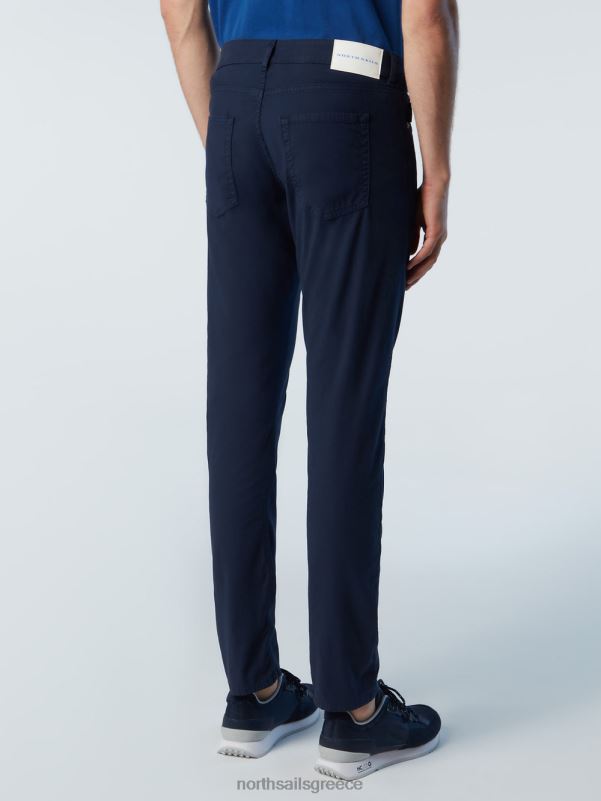 γρ North Sails άνδρες τεντωμένο dobby παντελόνι ναυτικό μπλε NZP8318 είδη ένδυσης