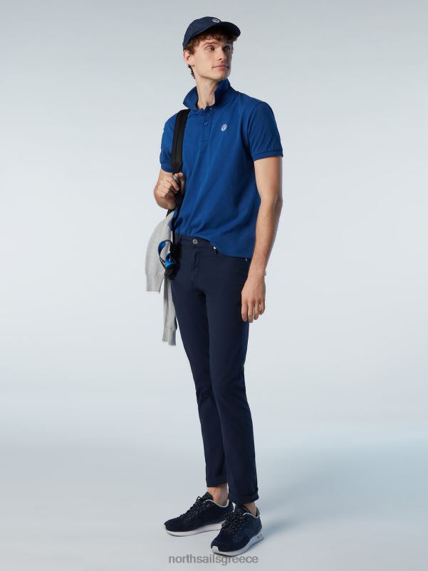 γρ North Sails άνδρες τεντωμένο dobby παντελόνι ναυτικό μπλε NZP8318 είδη ένδυσης