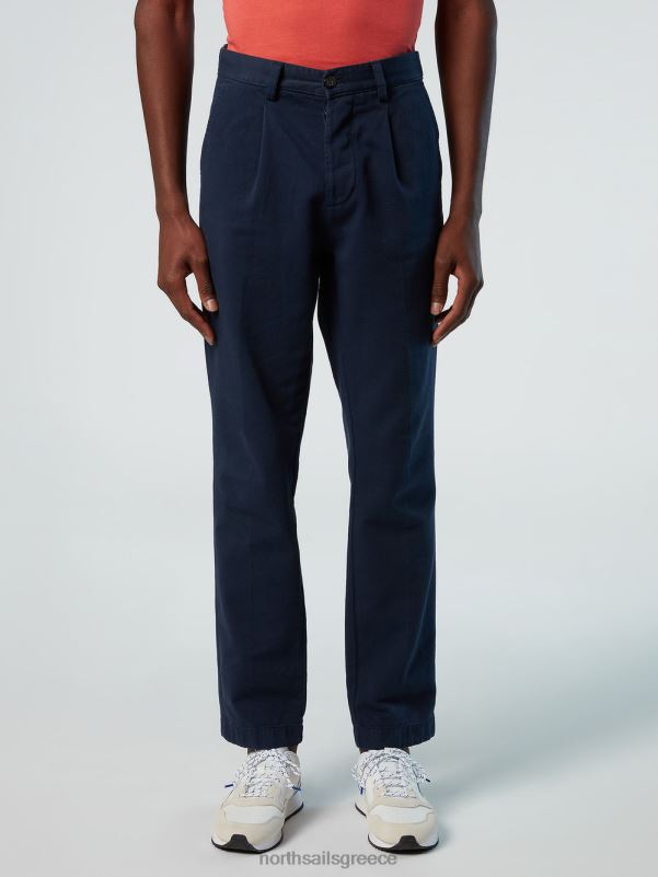 γρ North Sails άνδρες οικολογικό παντελόνι twill ναυτικό μπλε NZP8315 είδη ένδυσης