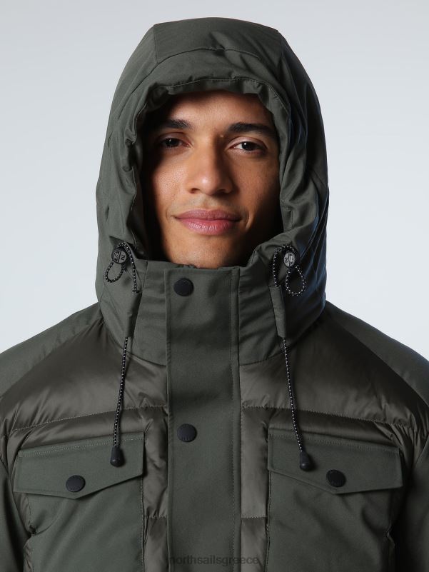γρ North Sails άνδρες πάρκο παγετώνων μπρούτζινο πράσινο NZP8846 είδη ένδυσης