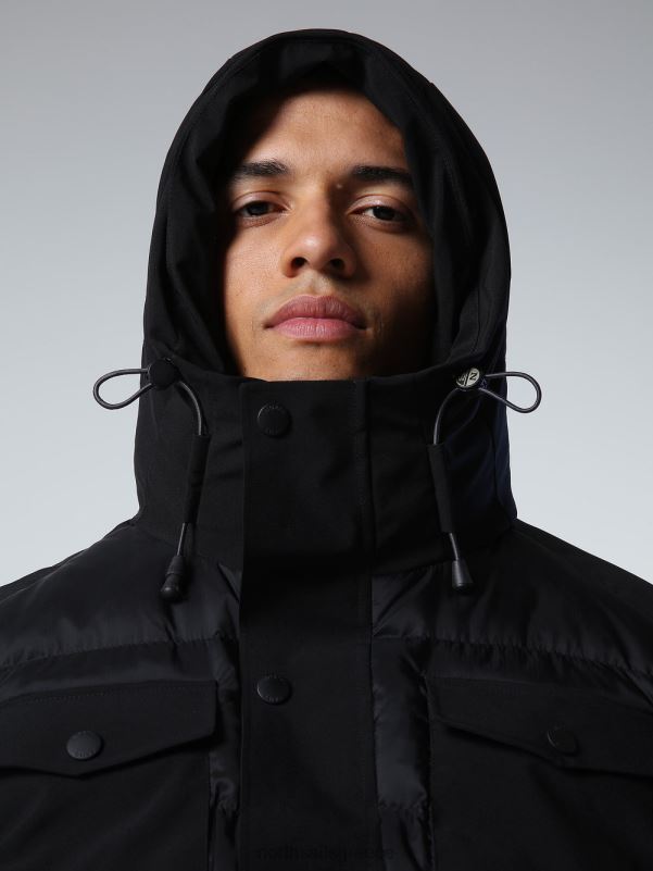 γρ North Sails άνδρες πάρκο παγετώνων μαύρος NZP8848 είδη ένδυσης