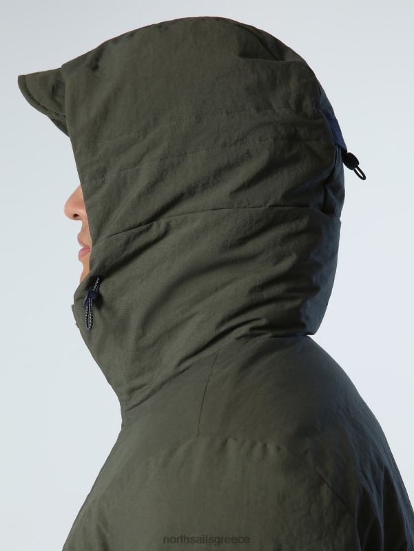 γρ North Sails άνδρες glomma parka πράσινο κισσό NZP8860 είδη ένδυσης