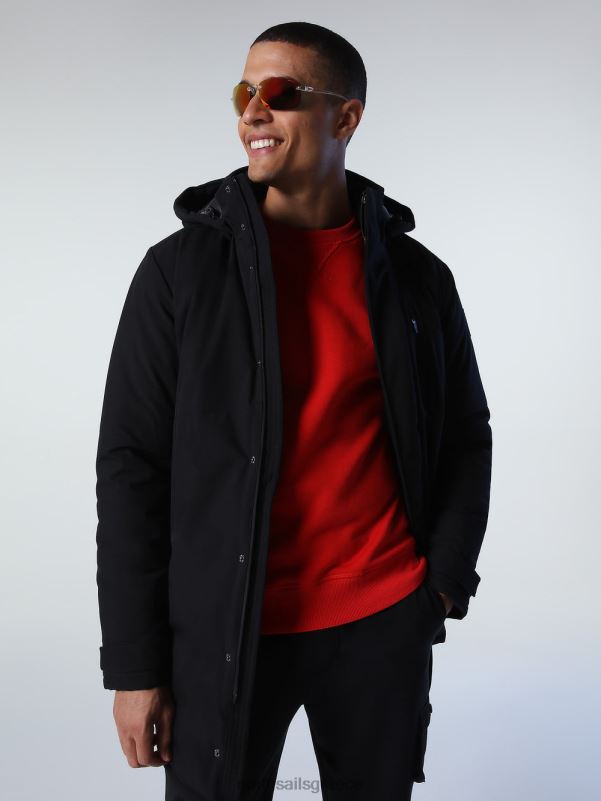 γρ North Sails άνδρες varberg parka μαύρος NZP8760 είδη ένδυσης