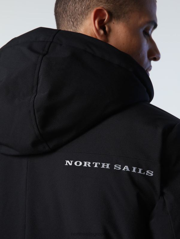 γρ North Sails άνδρες varberg parka μαύρος NZP8760 είδη ένδυσης