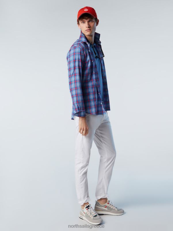 γρ North Sails άνδρες καρό πουκάμισο σύνθετο 1 NZP8219 είδη ένδυσης