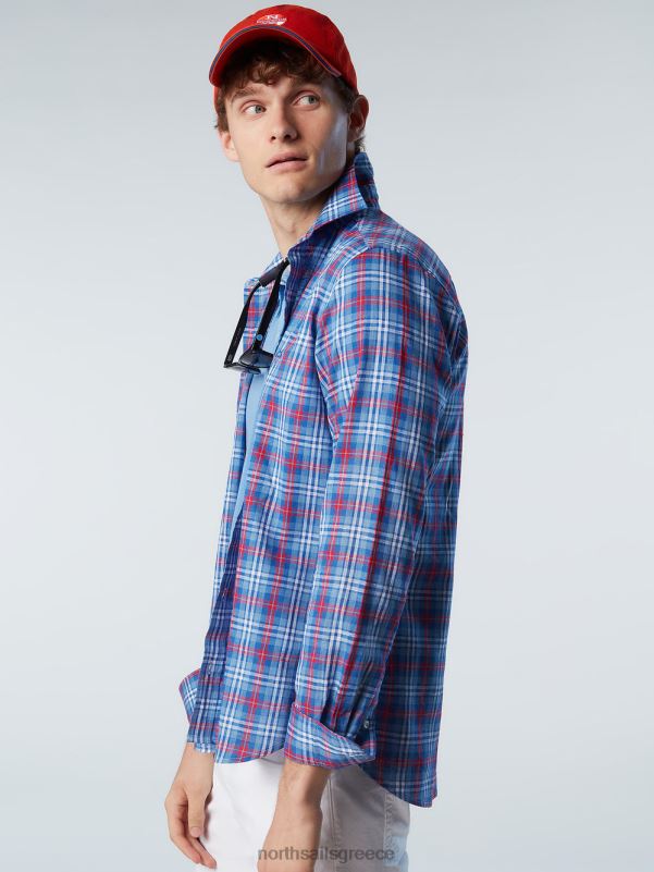 γρ North Sails άνδρες καρό πουκάμισο σύνθετο 1 NZP8219 είδη ένδυσης