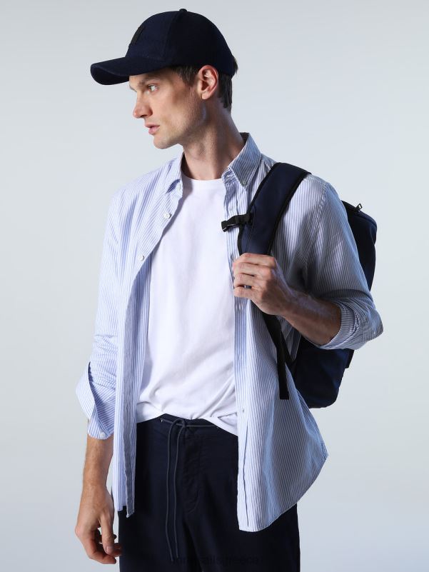 γρ North Sails άνδρες ριγέ πουκάμισο σύνθετο 1 NZP8672 είδη ένδυσης