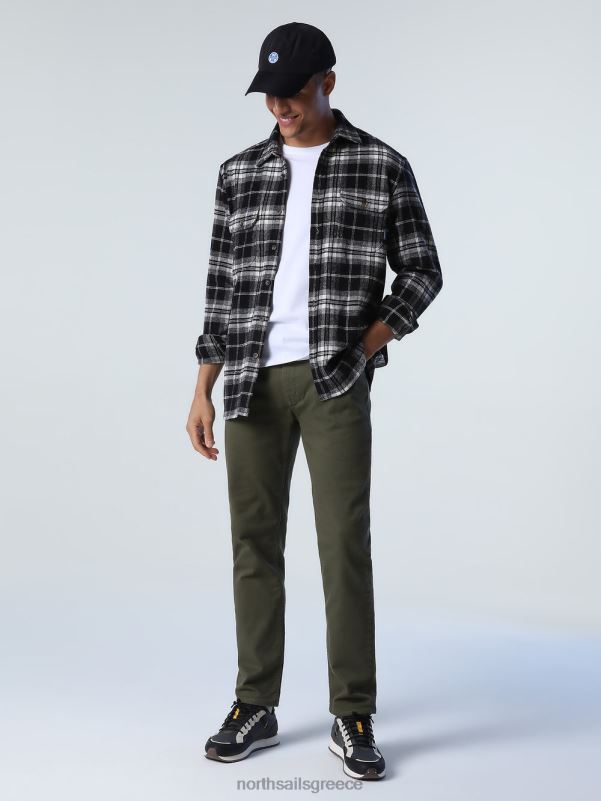 γρ North Sails άνδρες βαρύ φανελένιο πουκάμισο σύνθετο 1 NZP8746 είδη ένδυσης