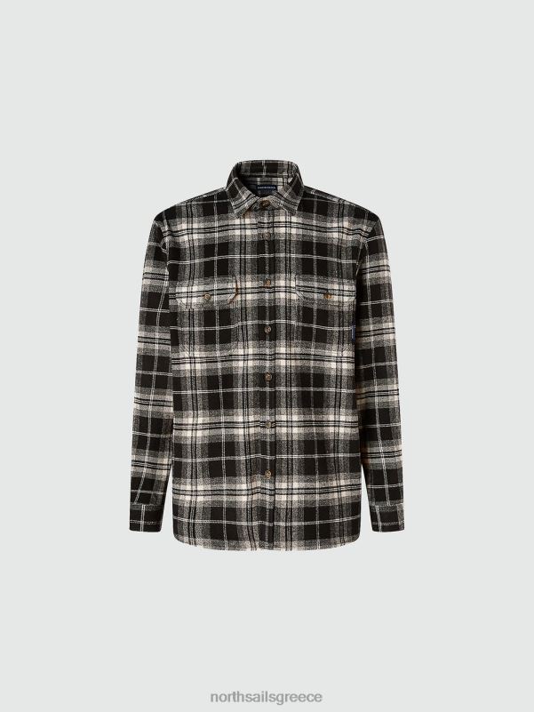 γρ North Sails άνδρες βαρύ φανελένιο πουκάμισο σύνθετο 1 NZP8746 είδη ένδυσης