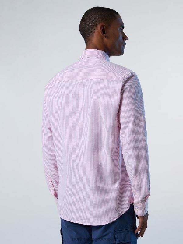 γρ North Sails άνδρες ριγέ πουκάμισο σύνθετο 2 NZP8239 είδη ένδυσης