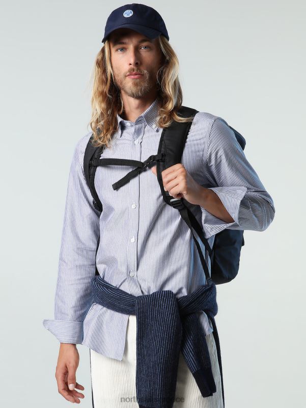 γρ North Sails άνδρες ριγέ πουκάμισο σύνθετο 2 NZP8673 είδη ένδυσης