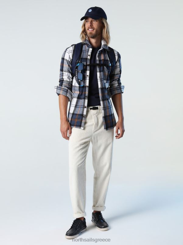 γρ North Sails άνδρες βαρύ φανελένιο πουκάμισο σύνθετο 2 NZP8747 είδη ένδυσης