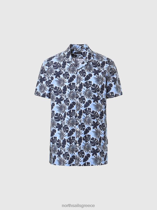 γρ North Sails άνδρες πουκάμισο με τροπικό στάμπα σύνθετο 3 NZP8210 είδη ένδυσης
