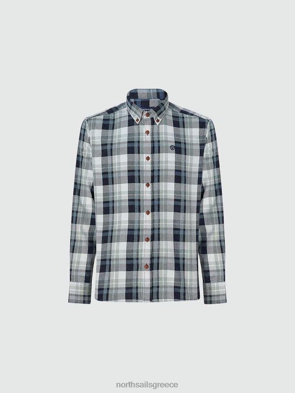 γρ North Sails άνδρες καρό βαμβακερό πουκάμισο σύνθετο 3 NZP8841 είδη ένδυσης